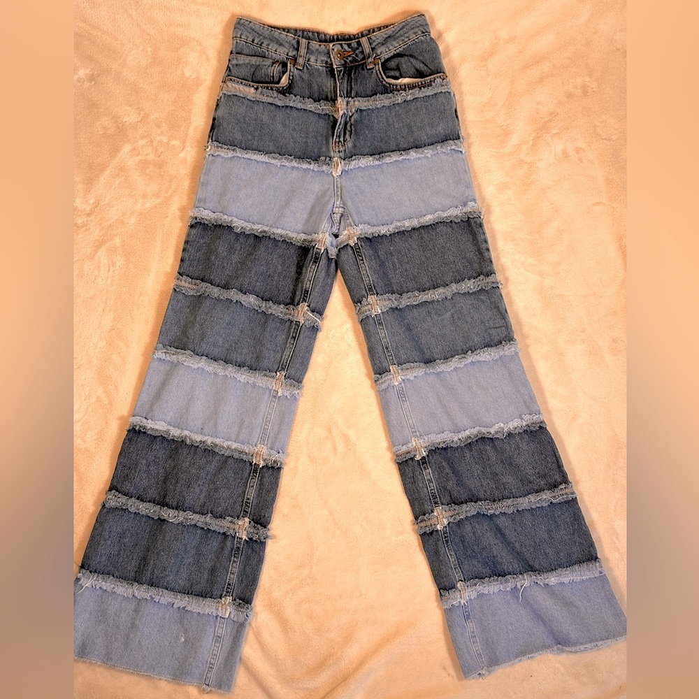 Ragged Priest Patchwork Jeans - image 1